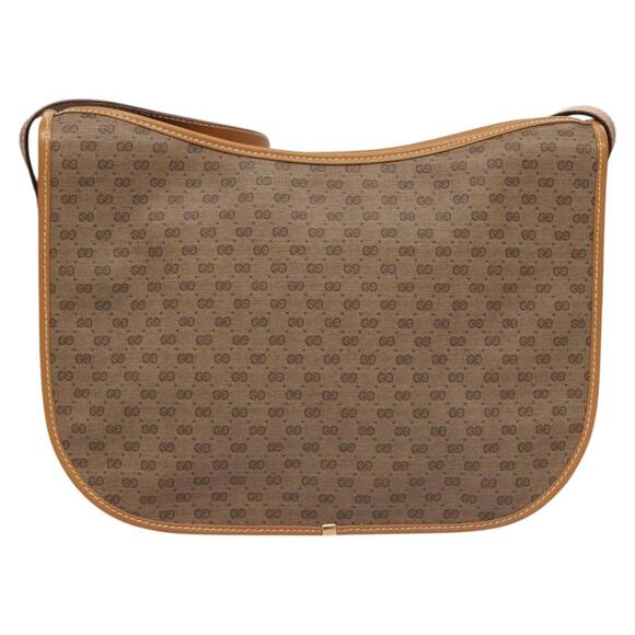 GUCCI Micro GG Supreme Shoulder Bag Pvc Beige Gold 001 090 001 090 - Picture 3 of 16